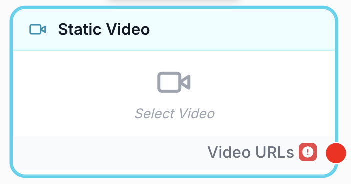 Node Static Video héberge clips réutilisés par fusion ou analyse vidéo IA