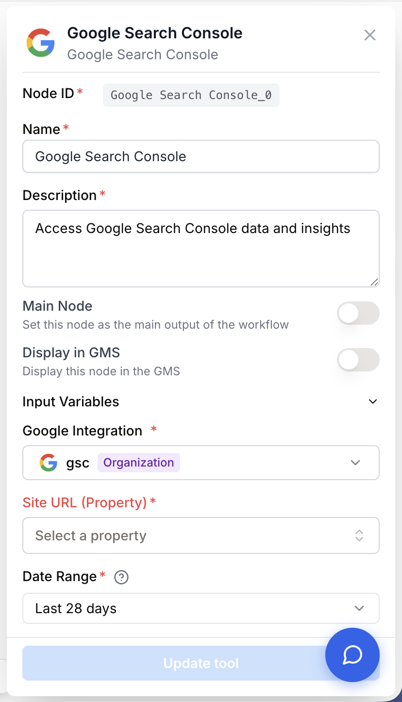Paramètres Search Console URL site dimensions lignes quotas intégration française