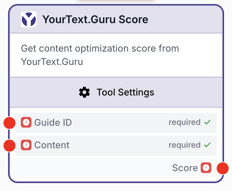 Node YourText Guru score calibre contenus francophones grille qualité française pipeline