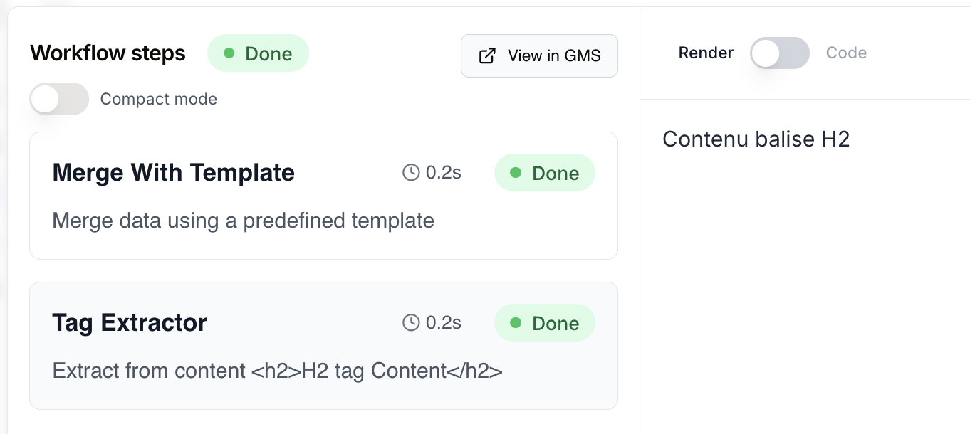 Tag Extractor output in use (variable used in another node)